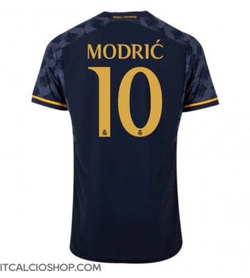Real Madrid Luka Modric #10 Seconda Maglia 2023-24 Manica Corta